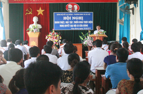 Hội nghị học tập, quán triệt và triển khai Nghị quyết ĐH lần thứ XI  của Đảng do Đảng ủy sở LĐ – TBXH tổ chức. 

