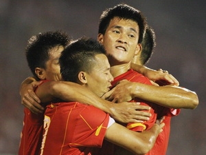 Đội tuyển Việt Nam thăng tiến mạnh mẽ.