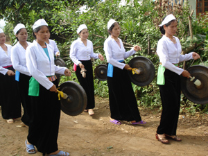 Văn hóa cồng chiêng - nét văn hóa đặc sắc của vùng quê Mường Động - Kim Bôi được lưu giữ và phát huy trong quá trình xây dựng NTM.