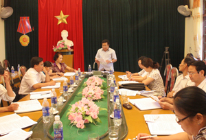 Ban VSTBPN tỉnh khảo sát tình hình thực hiện Chiến lược quốc gia về bình đẳng giới trên địa bàn huyện Kỳ Sơn.