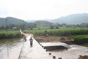 Cơ sở hạ tầng ở xã Nam Phong được quan tâm đầu tư phát triển  đồng bộ.