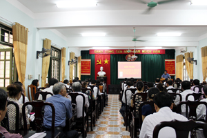 Đảng ủy Khối các cơ quan tỉnh học tập, quán triệt và triển khai thực hiện Nghị quyết Trung ương 7 (Khóa XI).