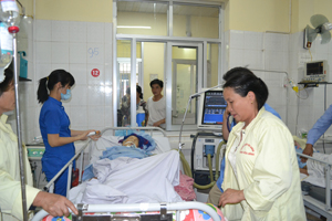 Bệnh nhân được điều trị tại Bệnh viện Đa khoa tỉnh bằng các thuốc đấu thầu tập trung.

