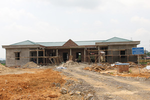 Công trình nhà trạm y tế xã Phú Lai là một trong 3 hạng mục cơ sở vật chất đang gấp rút hoàn thiện, đáp ứng tiêu chí NTM số 15.