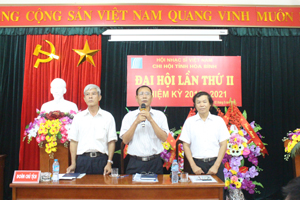 BCH Chi hội Nhạc sỹ Việt Nam tỉnh nhiệm kỳ 2016 – 2021 ra mắt đại hội.

