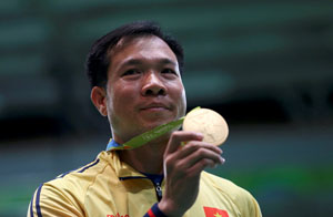 Hoàng Xuân Vinh đã giúp thể thao Việt Nam lần đầu tiên giành HCV tại Olympic