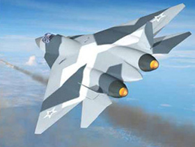 Máy bay tiêm kích PAK-FA của Nga.