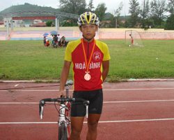 VĐV Phạm Ngọc Thạch luôn cố gắng để giành được thành tích cao trong thi đấu