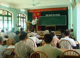 Từ đầu năm đến nay, Hội nông dân huyện Mai Châu đã tổ chức được hơn 20 lớp tập huấn cho cán bộ, hội viên nông dân.