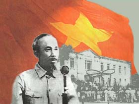 Chủ tịch Hồ Chí Minh đọc Tuyên ngôn Độc lập ngày 2/9/1945 - Ảnh tư liệu
