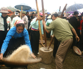 Phong trào thi đua lao động sản xuất giỏi ở xã Phong Phú được người dân tích cực hưởng ứng