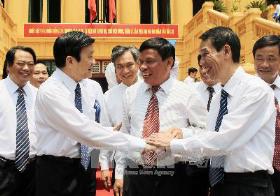 Chủ tịch nước Trương tấn Sang với các cán bộ Tòa án nhân dân tối cao