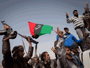 Lực lượng nổi dậy ở Libya.