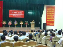 Đồng chí Nguyễn Văn Quang, Phó Bí thư TT Tỉnh ủy, Chủ tịch HĐND tỉnh phát biểu tại lễ khai giảng.