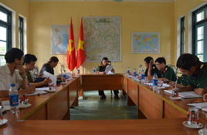 Lãnh đạo Ban chỉ huy quân sự thành phố triển khai kế hoạch tuyển quân đợt 2 năm 2012.