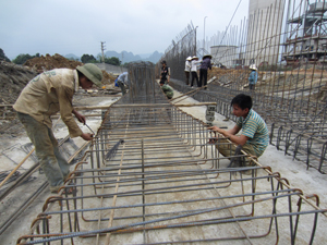 Thi công dự án sửa chữa, nâng cấp công trình hồ Tam (Thanh Hối, Tân Lạc).  Dự án có tổng mức đầu tư trên 29 tỷ đồng, dự kiến hoàn thành năm 2013.
