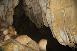 Quần thể hang động núi Đầu Rồng với nhiều hang động đẹp được xếp hạng di tích quốc gia.