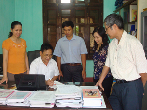 Thời gian qua, UBKT Huyện uỷ Lương Sơn đã chủ động phối hợp và thực hiện tốt nhiệm vụ tham mưu cho cấp uỷ thực hiện có hiệu quả chương trình KTGS.