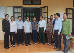 Đoàn ĐBQH tỉnh gặp gỡ với cử tri huyện Lương Sơn.