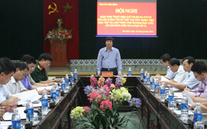 Đồng Chí Trần Đăng Ninh, Phó Bí thư Thường trực Tỉnh ủy phát biểu kết luận tại hội nghị.