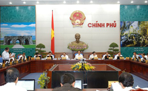 Chính phủ họp phiên thường kỳ tháng 9/2014.