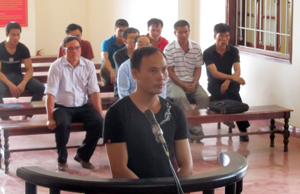 Bị cáo Nguyễn Đức Lưu tại phiên tòa phúc thẩm.