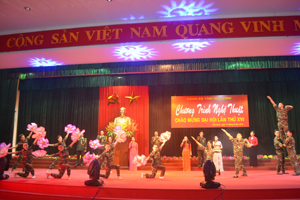 Màn hát múa “Hào khí Việt Nam”. 
