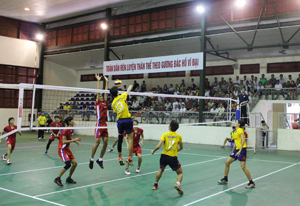 Đội Maseco TP Hồ Chí Minh (áo vàng) thắng độ Bến Tre (áo đỏ) tỷ số 3 – 0.