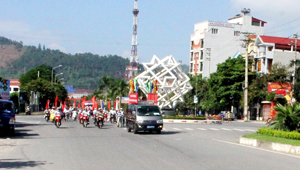 Diễu hành hưởng tuyên truyền công tác phòng, chống bệnh dại trên các tuyến đường thuộc địa bàn Thành phố.