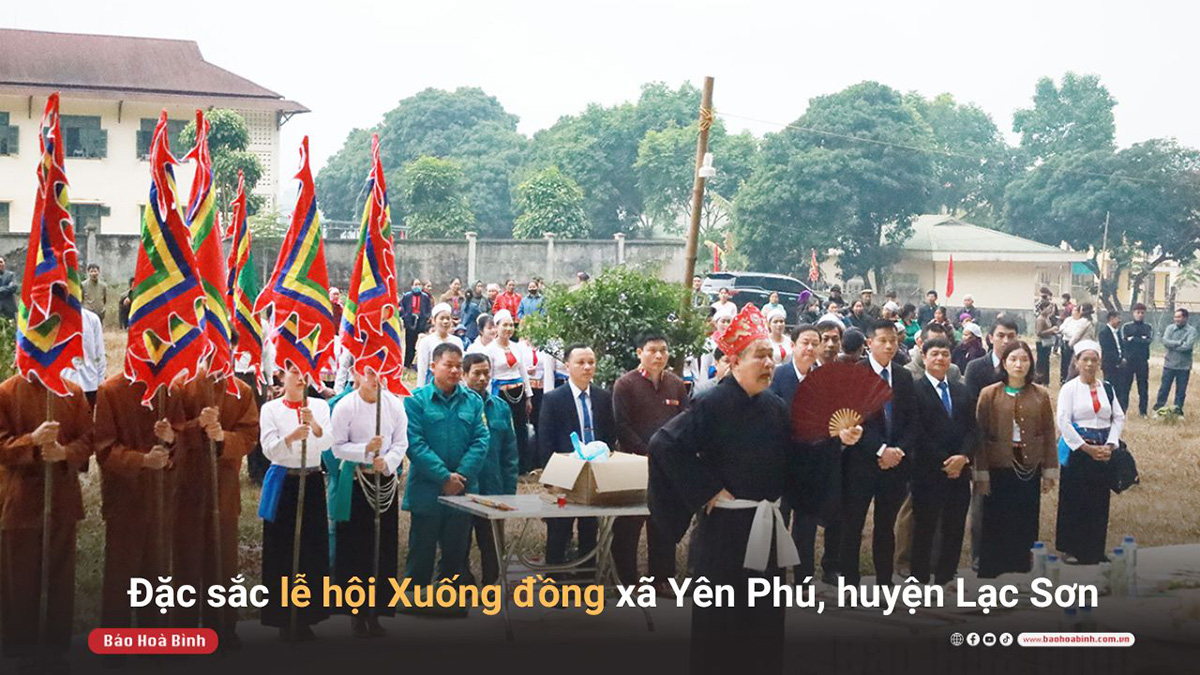 Lễ hội Xuống đồng xã Yên Phú, huyện Lạc Sơn năm 2025
